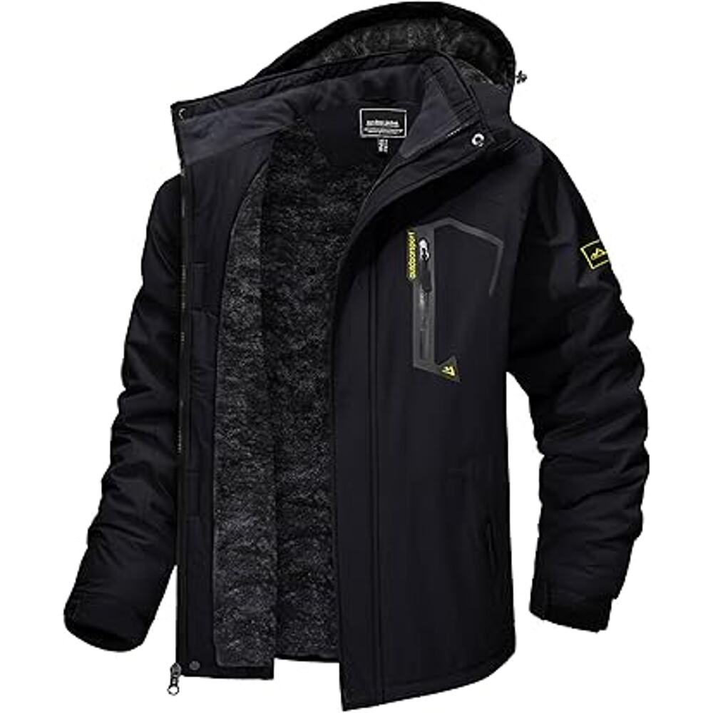 TACVASEN Mens Skiing  Snow Warm Coats Water Resistant Snowboard Jacket